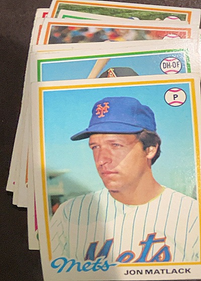 1978 Topps #25 Jon Matlack — front