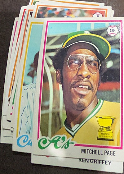 1978 Topps #55 Mitchell Page — front