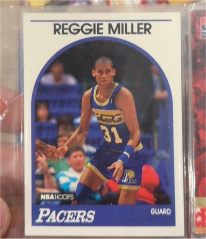 1989-90 Hoops #29 Reggie Miller — front