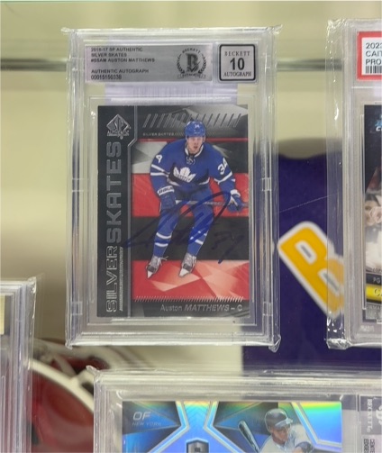 2016-17 Upper Deck SP Authentic Silver Skates #SS Auston Matthews — front