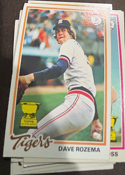 1978 Topps #124 Dave Rozema — front