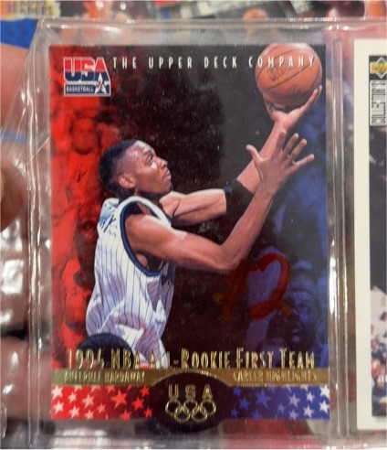 1996 Upper Deck USA #AH2 Anfernee Hardaway — front