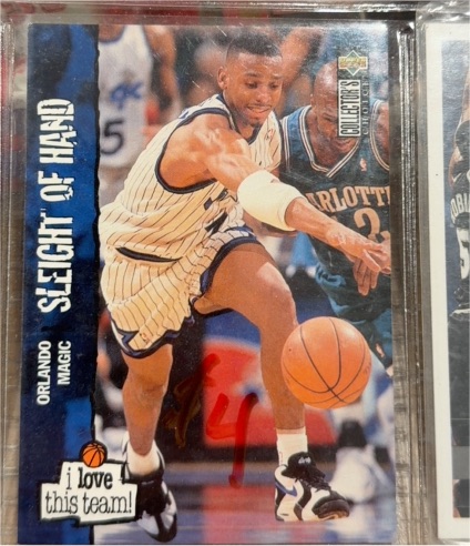 1995-96 Collector's Choice #384 Anfernee Hardaway — front