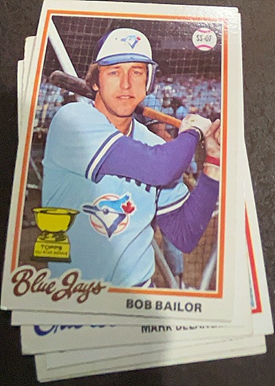 1978 Topps #196 Bob Bailor — front