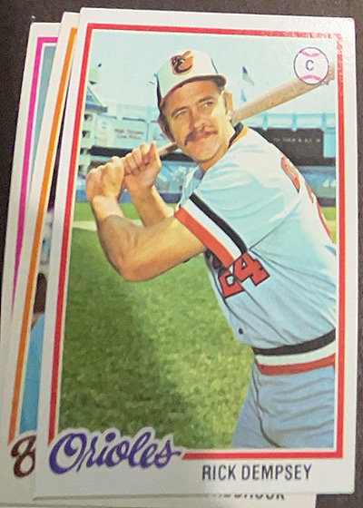 1978 Topps #367 Rick Dempsey Baltimore Orioles — front