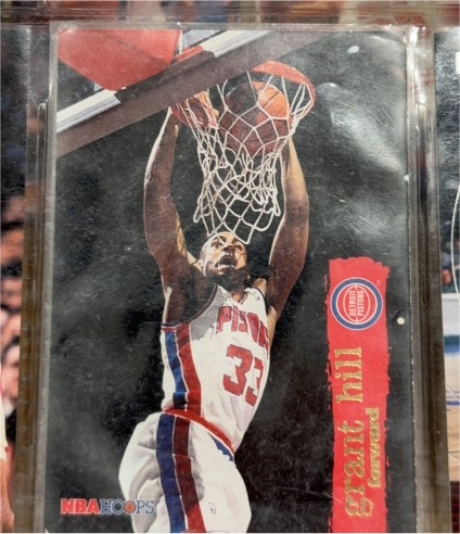 1995 NBA Hoops #46 Grant Hill — front