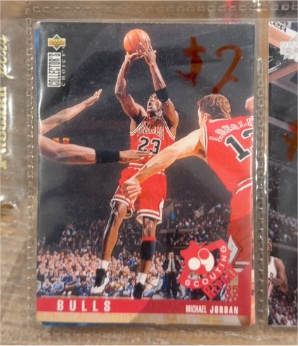 1995 Upper Deck Collector's Choice #324 Michael Jordan — front
