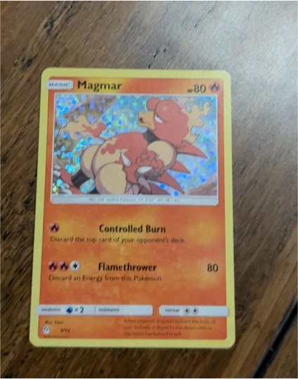 2019 Pokémon McDonald's Promo #3 Magmar — front