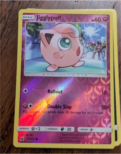 2017 Pokémon TCG Crimson Invasion #71 Jigglypuff — front