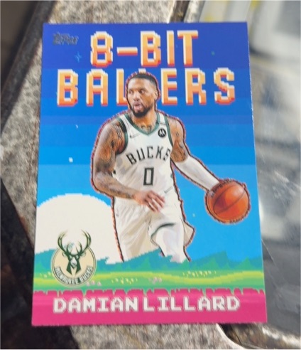 2025-26 Topps Basketball #8B-8 Damian Lillard 8-Bit Ballers — front