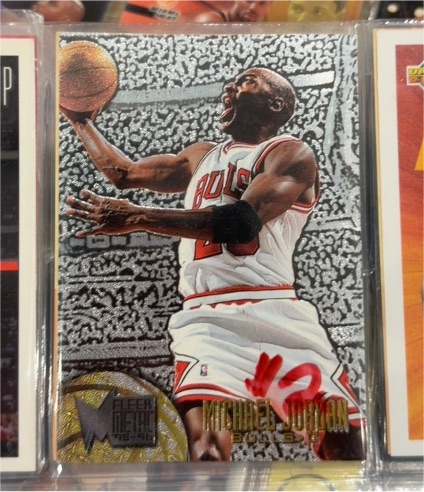 1995-96 Fleer Metal #13 Michael Jordan — front
