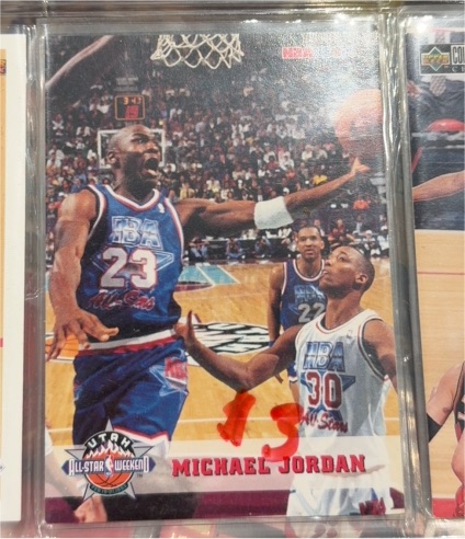 1993 SkyBox NBA Hoops All-Star Weekend #257 Michael Jordan — front