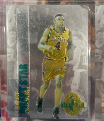 1993 Classic Four Sport #DS41 Chris Webber Draft Stars — front
