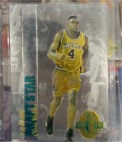 1993 Classic Four Sport #DS41 Chris Webber Draft Stars — front