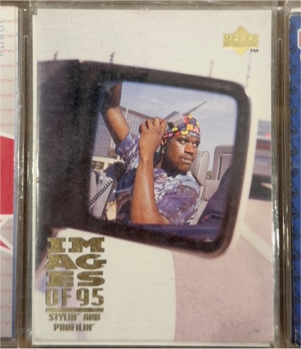 1995-96 Upper Deck #327 Shaquille O'Neal Images of 95 Stylin' & Profilin' — front