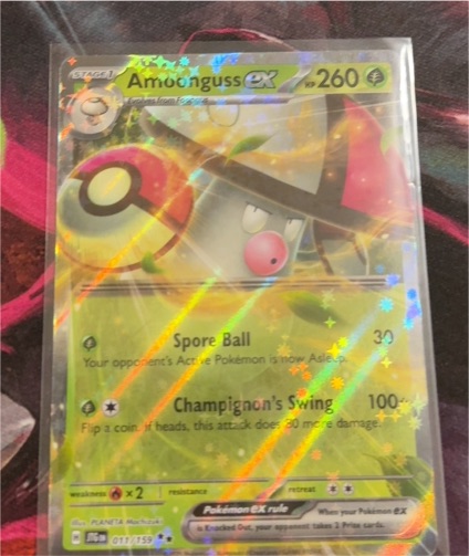 2025 Pokémon SV09: Journey Together #011 Amoonguss ex — front