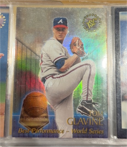 1996 Topps Stadium Club #3 Tom Glavine TSC Awards — front