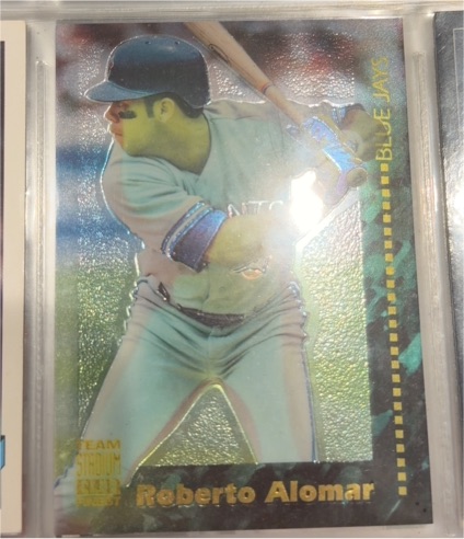 1994 Topps Stadium Club Team Finest #1 Roberto Alomar — front