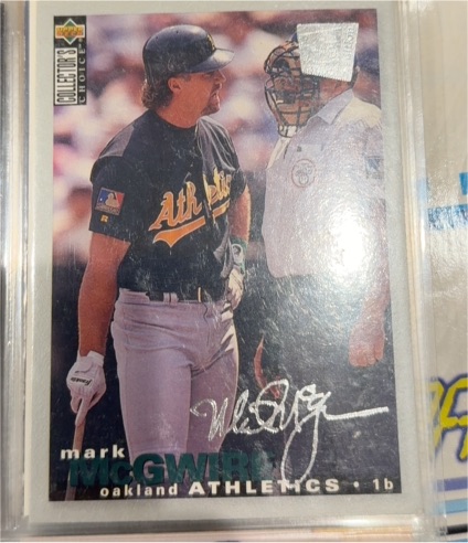 1995 Upper Deck Collector's Choice SE #45 Mark McGwire — front