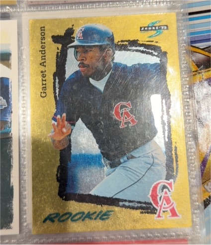 1995 Score #310 Garret Anderson — front