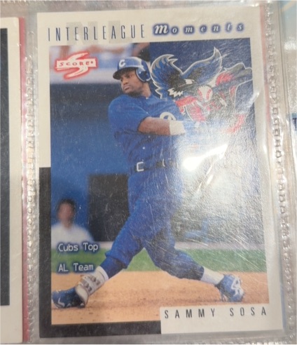 1998 Score #260 Sammy Sosa — front