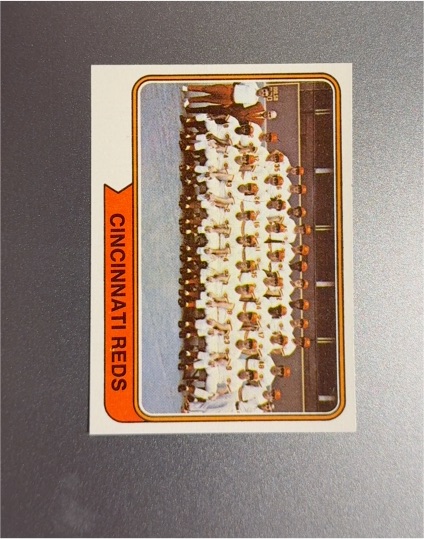 1974 Topps #459 Cincinnati Reds Team Card — front