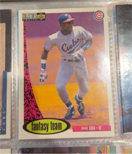 1995 Upper Deck Collector's Choice #277 Sammy Sosa — front