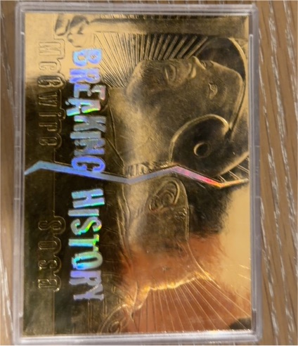 1998 Bleachers Breaking History #3033 Mark McGwire & Sammy Sosa — front