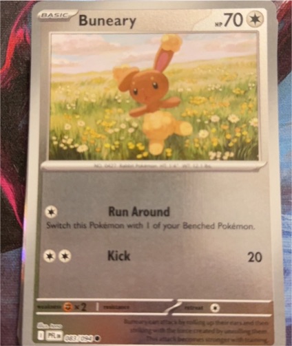 2025 Pokémon ME02: Phantasmal Flames #083 Buneary — front