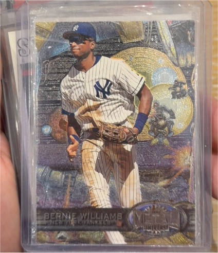 1997 Skybox Metal Universe #125 Bernie Williams — front