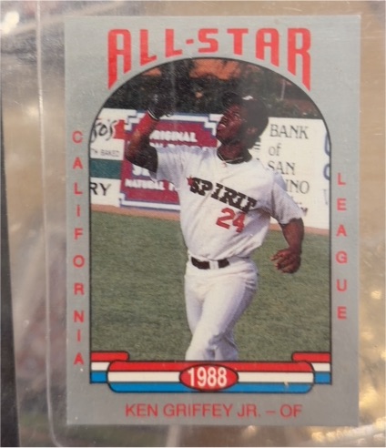 1988 California League All-Stars #26 Ken Griffey Jr. — front