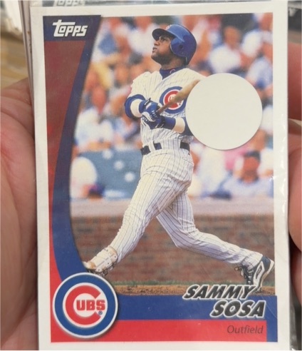 2002 Topps #7 Sammy Sosa — front