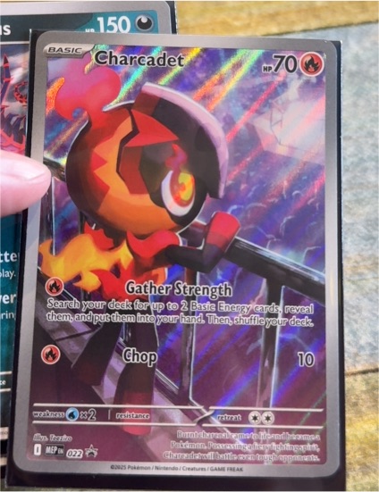 2025 Pokémon #022 Charcadet Phantasmal Flames — front