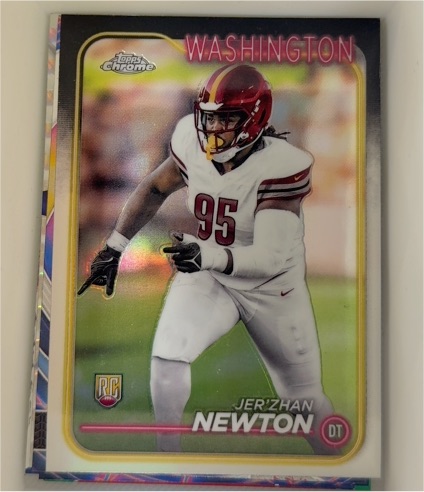 2024 Topps Chrome #233 Jer'Zhan Newton — front