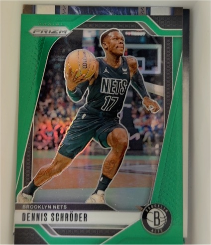 2024-25 Panini Prizm #218 Dennis Schroder — front