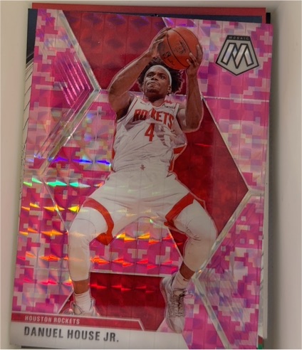 2020 Panini Mosaic #154 Danuel House Jr. — front