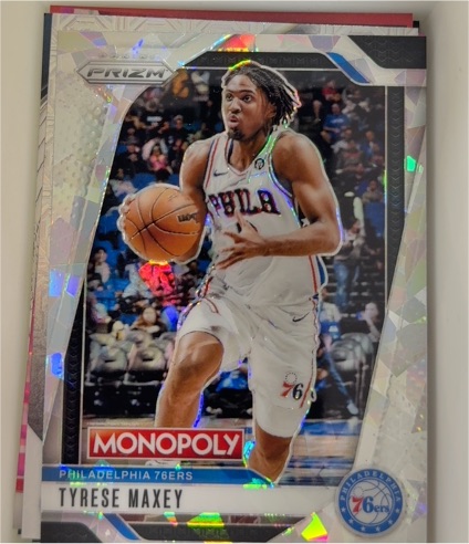 2024-25 Panini Prizm Monopoly #2 Tyrese Maxey — front