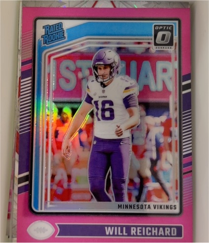 2024 Donruss Optic #297 Will Reichard — front