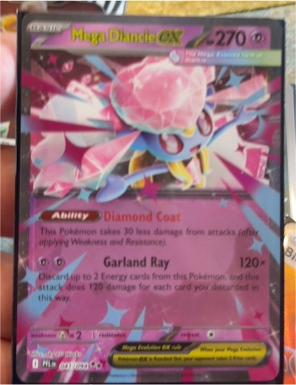 2025 Pokémon ME02: Phantasmal Flames #041/094 Mega Diancie EX — front