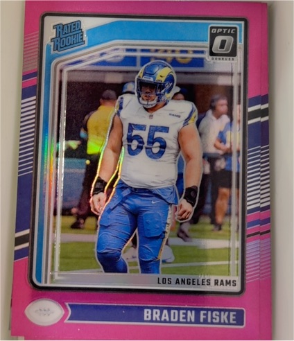 2024 Donruss Optic #210 Braden Fiske — front