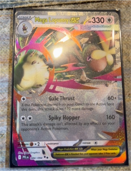 2025 Pokémon Mega Evolutions #084 Mega Lopunny EX — front