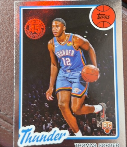 2025-26 Topps 1980-81 Topps Basketball #80BK-61 Thomas Sorber — front