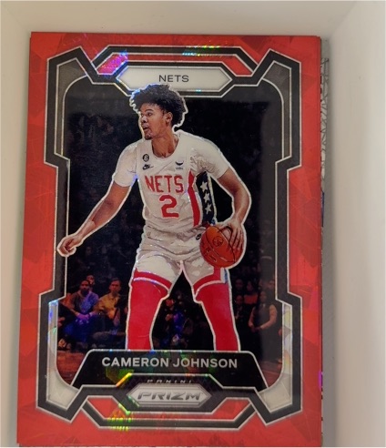 2023-24 Panini Prizm #222 Cameron Johnson — front