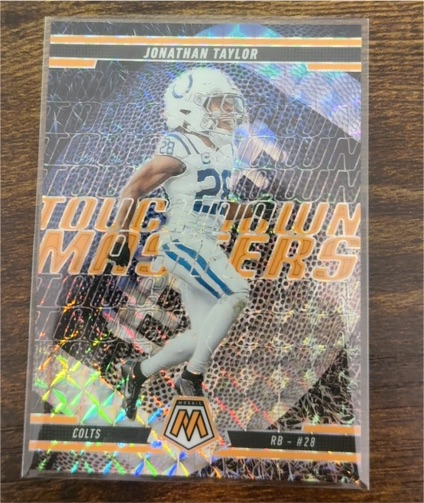 2025 Panini Mosaic Touchdown Masters #10 Jonathan Taylor — front