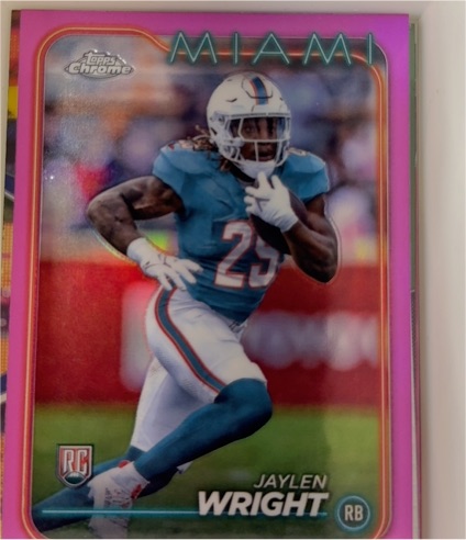 2024 Topps Chrome #239 Jaylen Wright — front