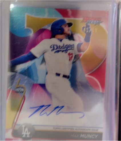 2020 Bowman's Best Best of '20 Autographs #B20MM Max Muncy — front