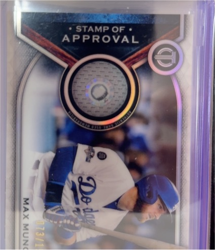 2024 Topps Tribute Stamp of Approval #SOA-MM Max Muncy — front