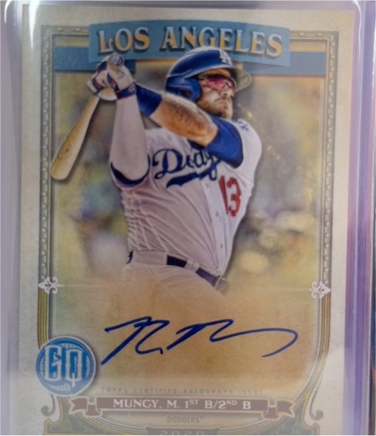 2020 Topps Gypsy Queen Autographs #GQA-MMU Max Muncy — front