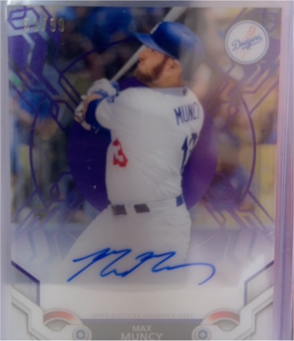 2019 Topps High Tek #HTA-MMU Max Muncy — front