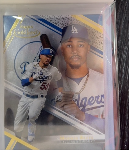 2021 Topps Gold Label Class 1 #31 Mookie Betts Los Angeles Dodgers — front